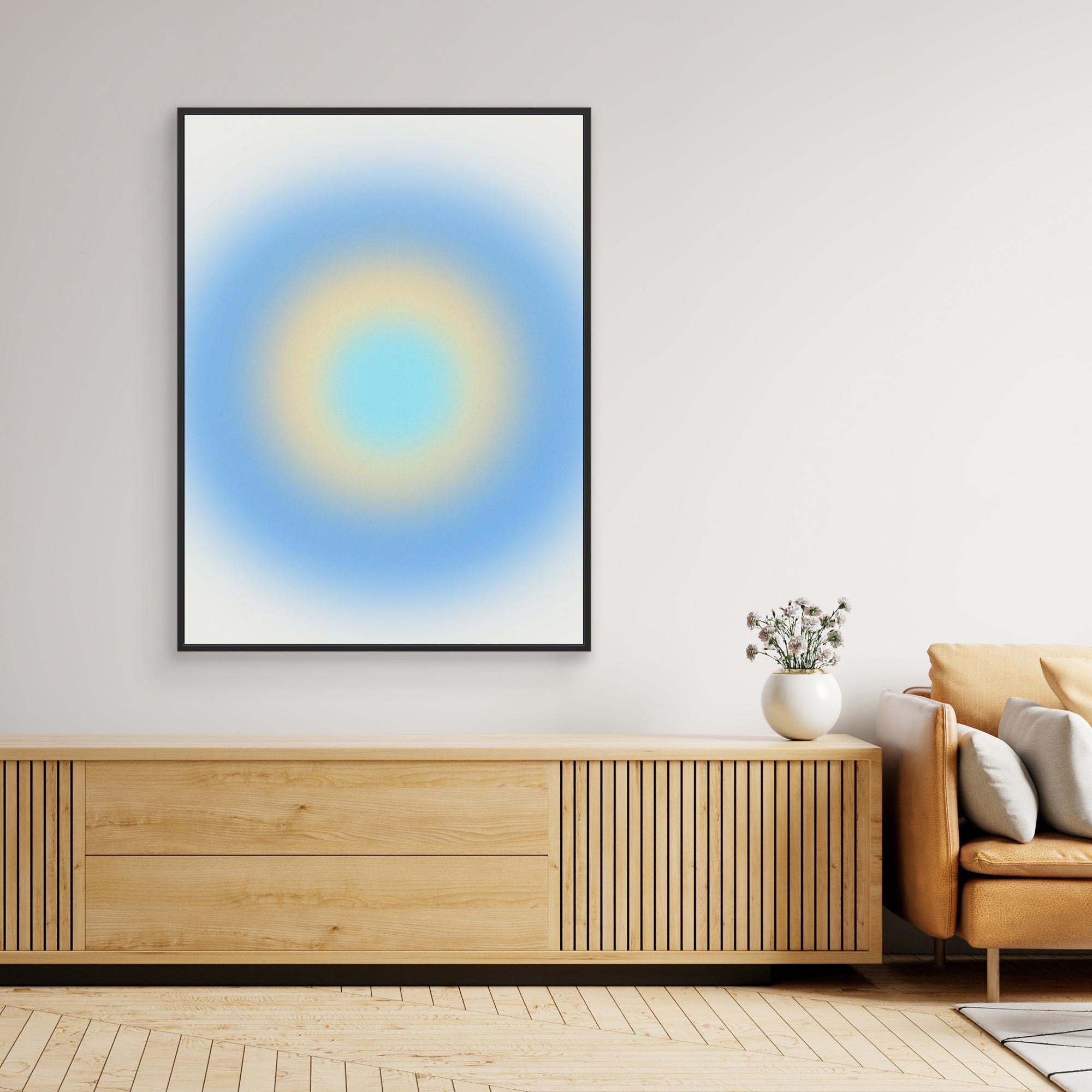 Blue aura