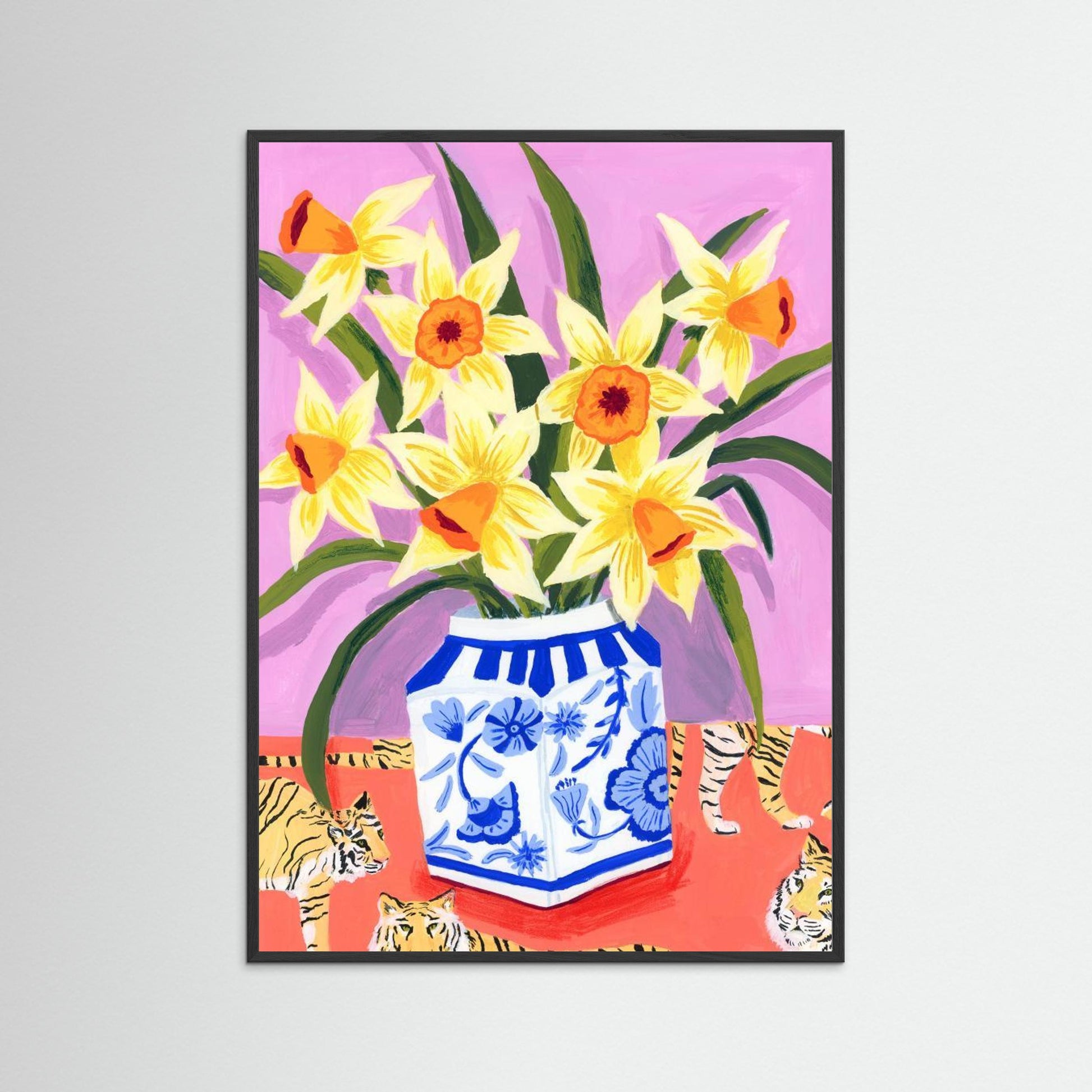 Flowers and tigers