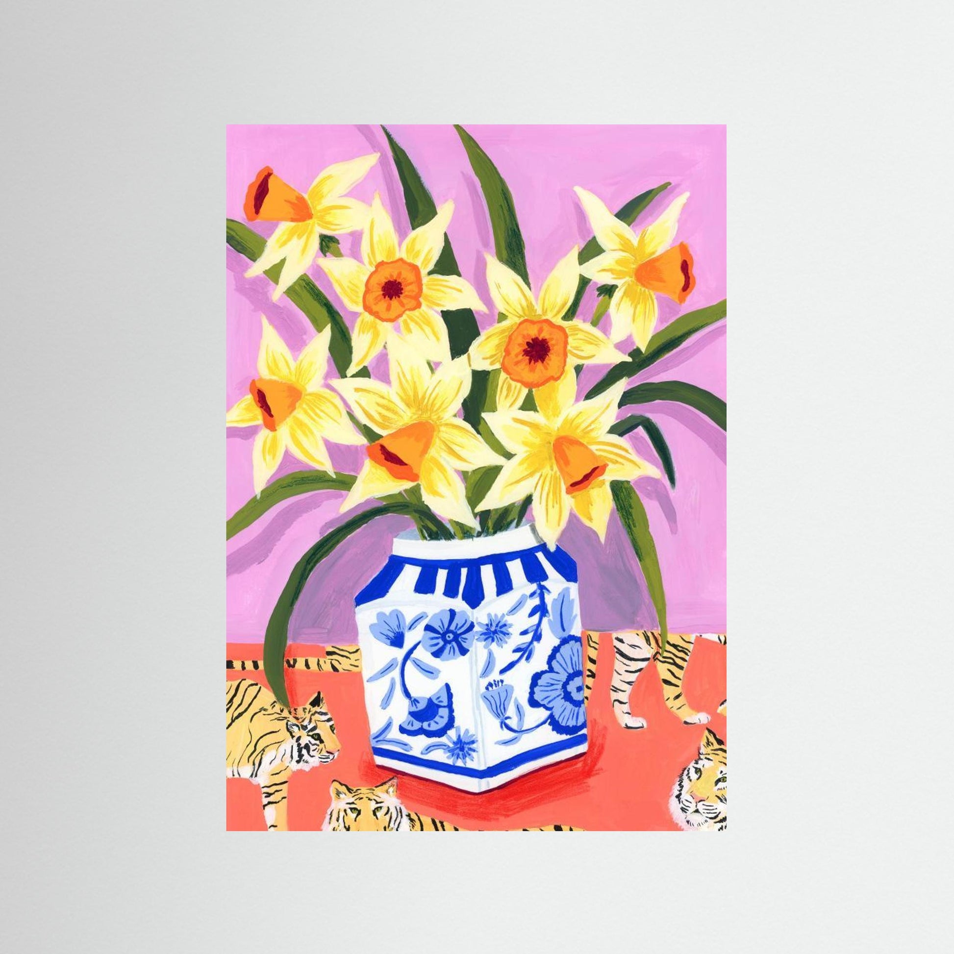 Flowers and tigers