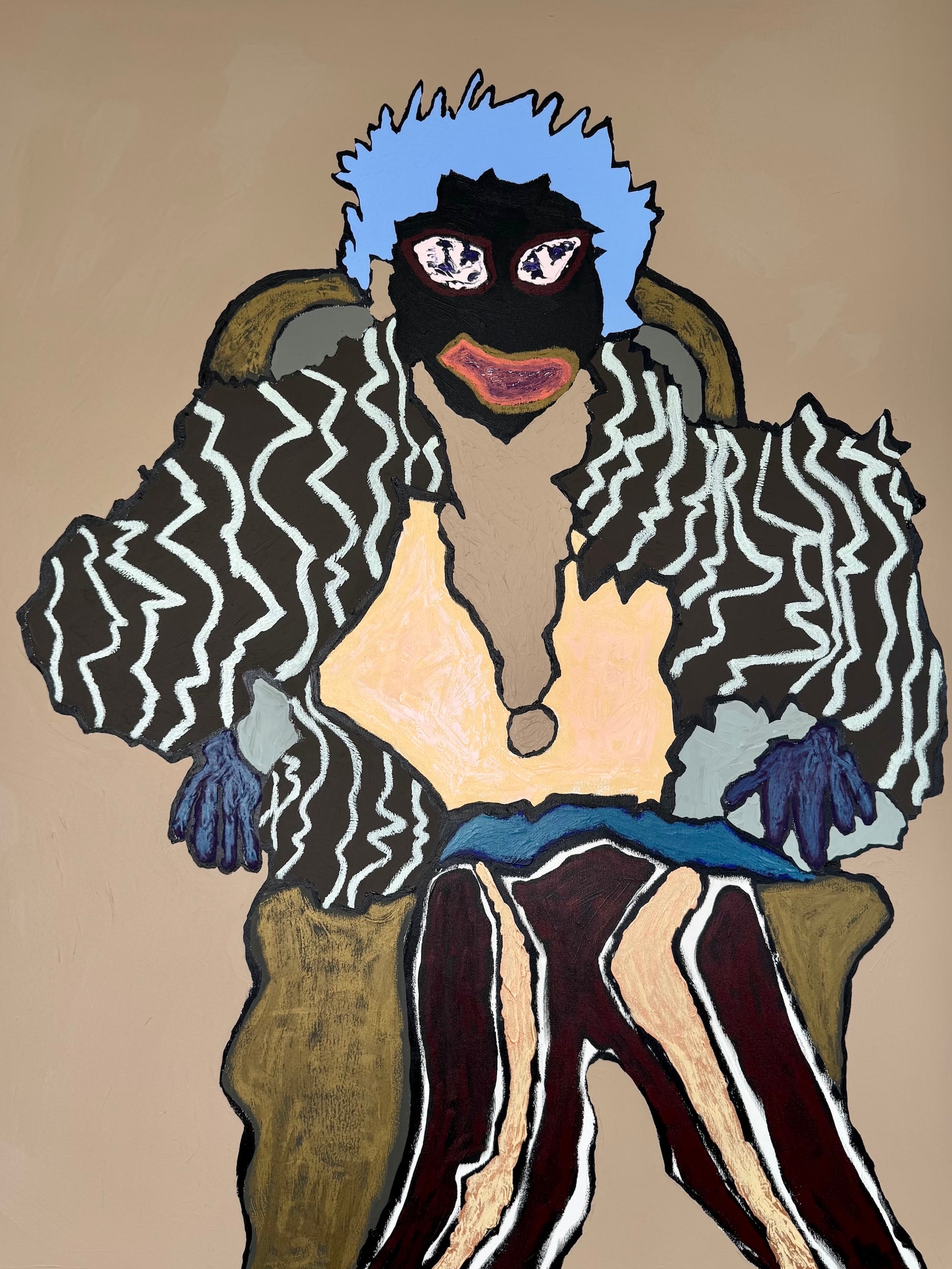 King on the throne