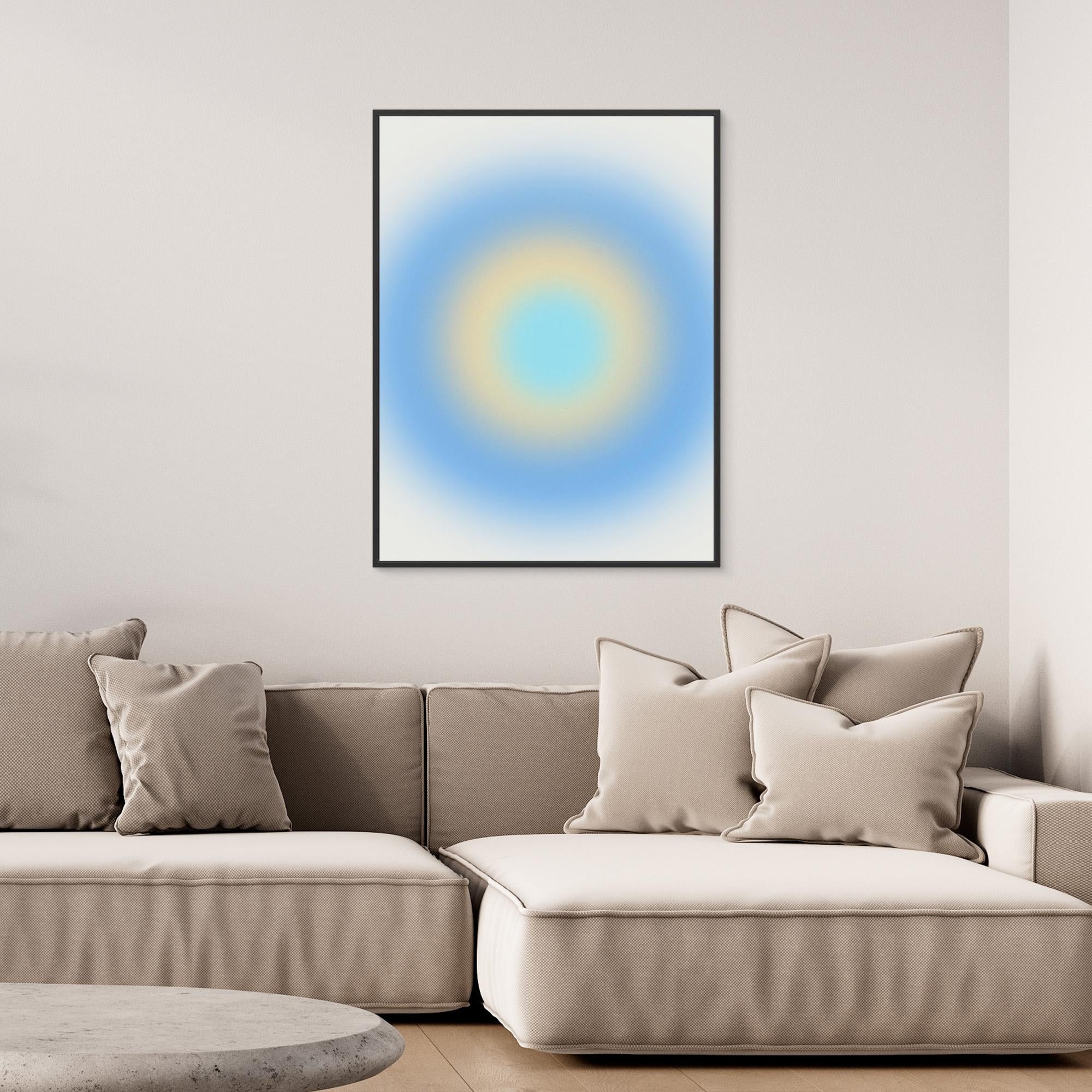 Blue aura