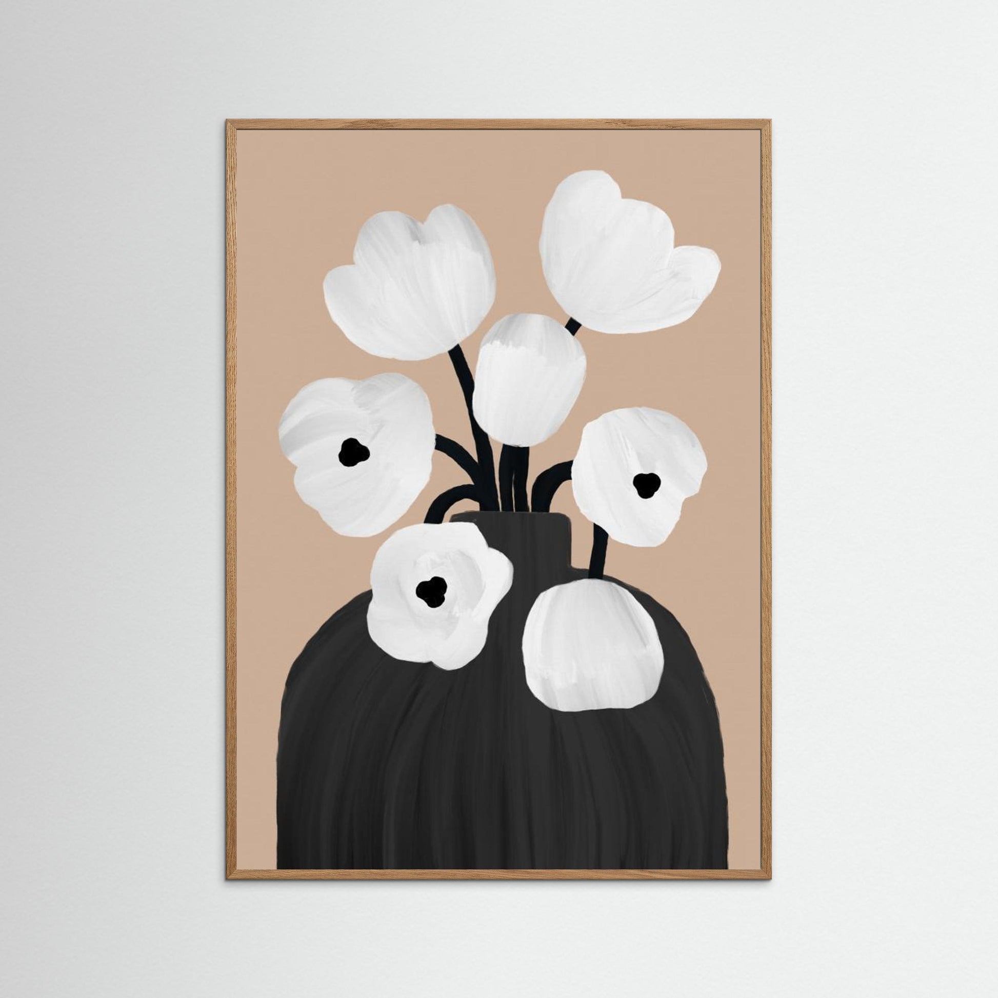 Black vase