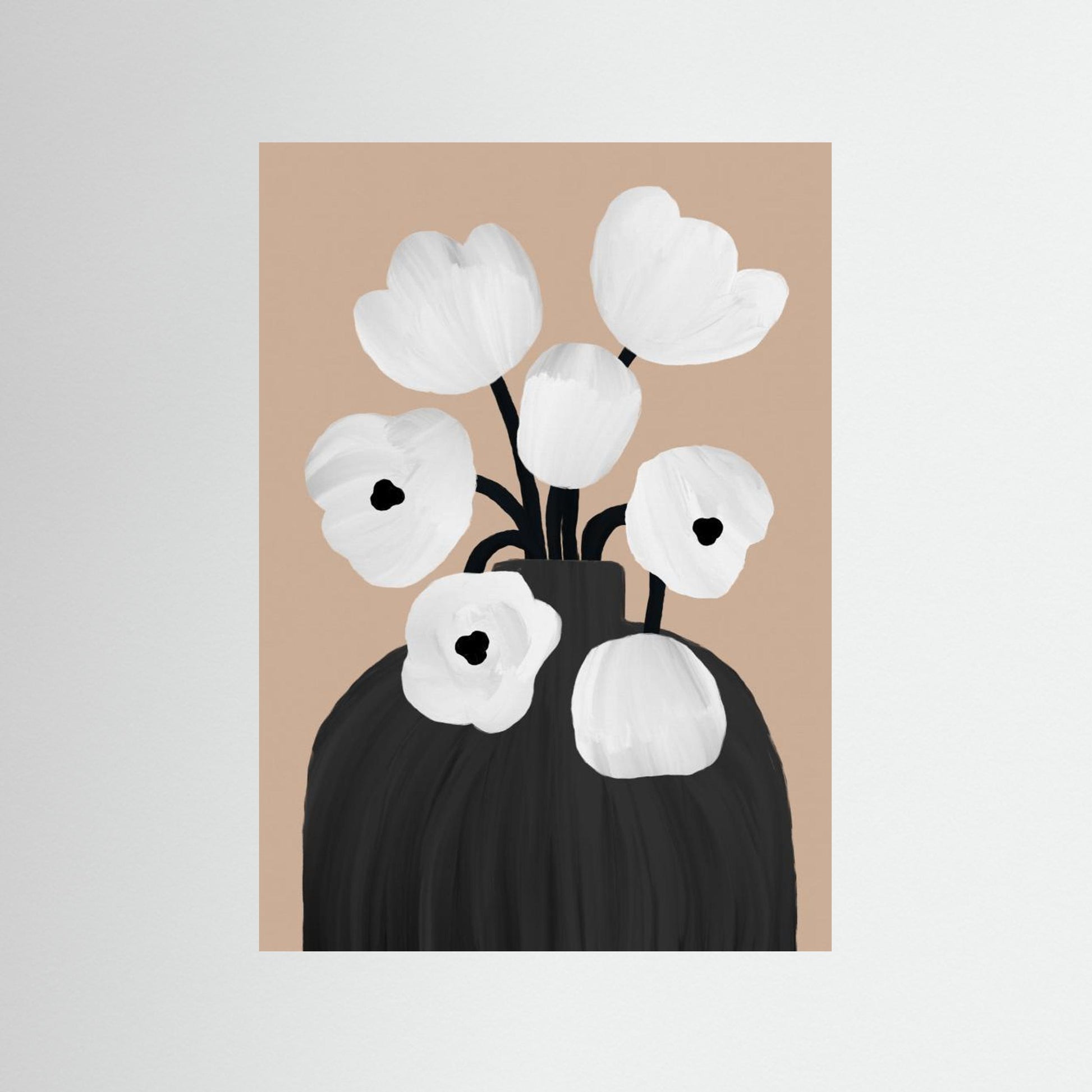 Black vase